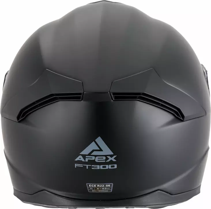 APEX Kypärä FT300 matta musta L - Duell ajovarusteet - 33498 - 1