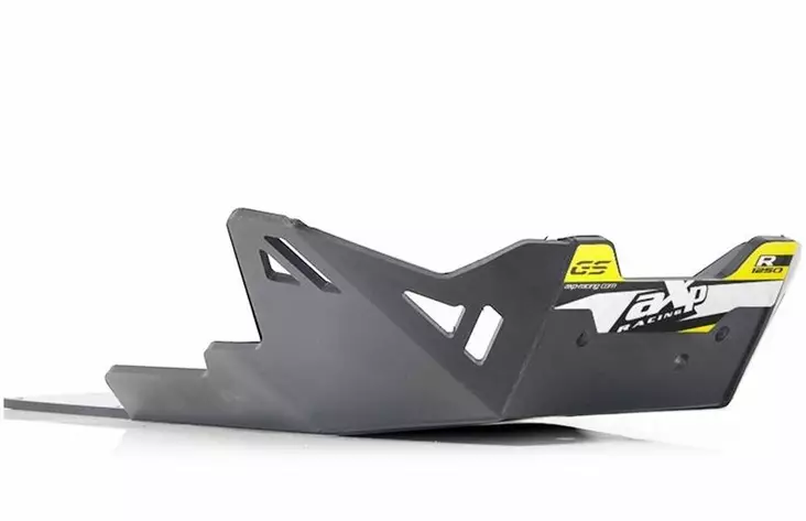 AXP Adventure Skid Plate HDPE 8mm Black/Yellow BMW R1250GS 19-22 - Duell MP varaosat ja tarvikkeet - 86308 - 1