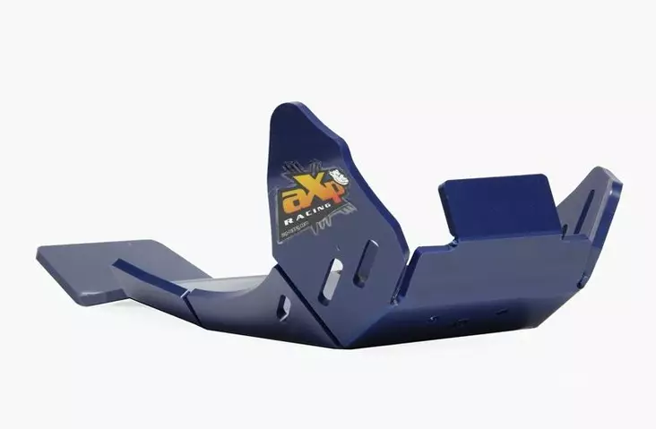 AXP Xtrem HDPE Skid Plate Blue Husqvarna TC250/TX300 23- / TE250/TE300 24- - Duell MP varaosat ja tarvikkeet - 86898 - 1