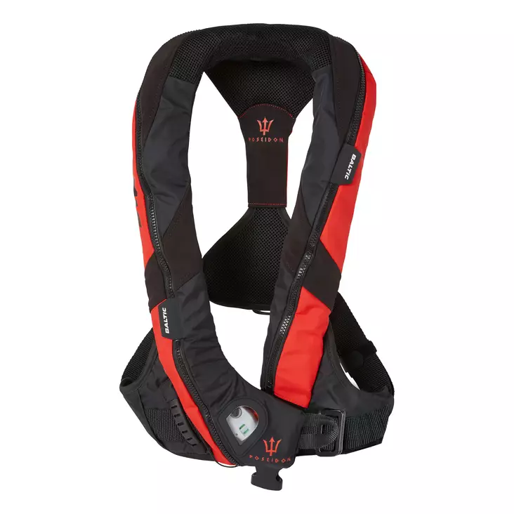Baltic Poseidon harness auto ilmatäytteinen pelastusliivi punainen 40-120kg - Duell venetarvikkeet - 135198 - 1