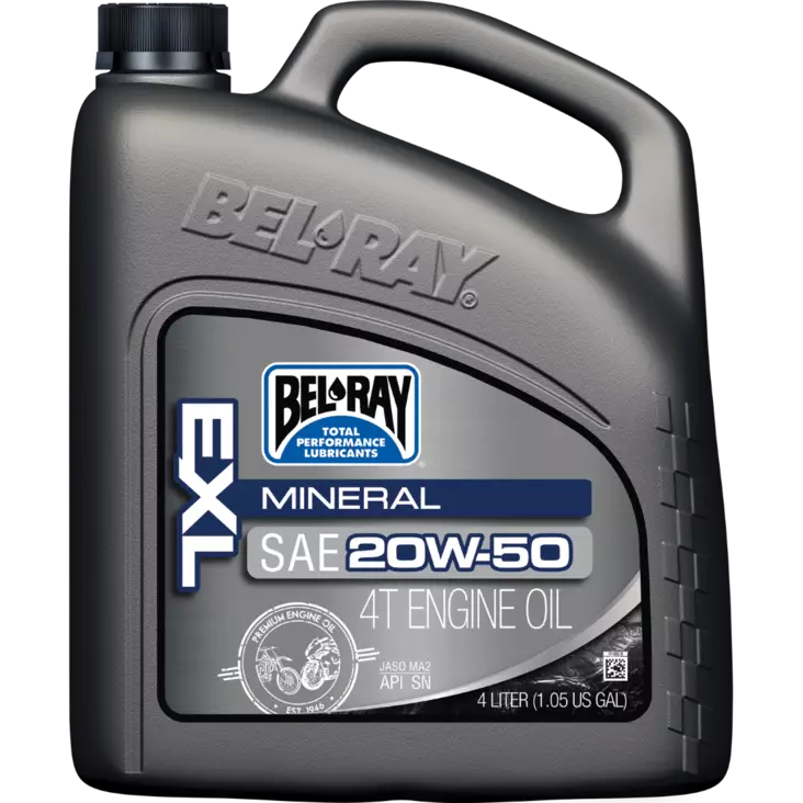 Bel-Ray EXL Mineral 4T 20W-50 4L - Duell öljyt ja muut nesteet - 62218 - 1