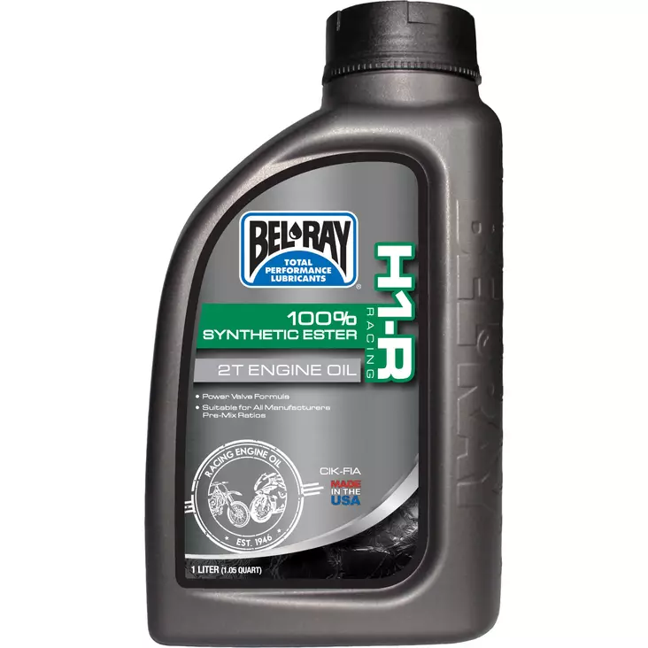 Bel-Ray H1-R Racing 100% Synthetic Ester 2T 1L - Duell öljyt ja muut nesteet - 62968 - 1