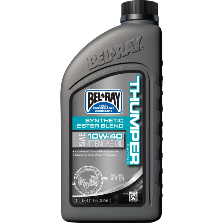 Bel-Ray Thumper Racing Synthetic Ester Blend 4T 10W-40 1L - Duell öljyt ja muut nesteet - 62308 - 1