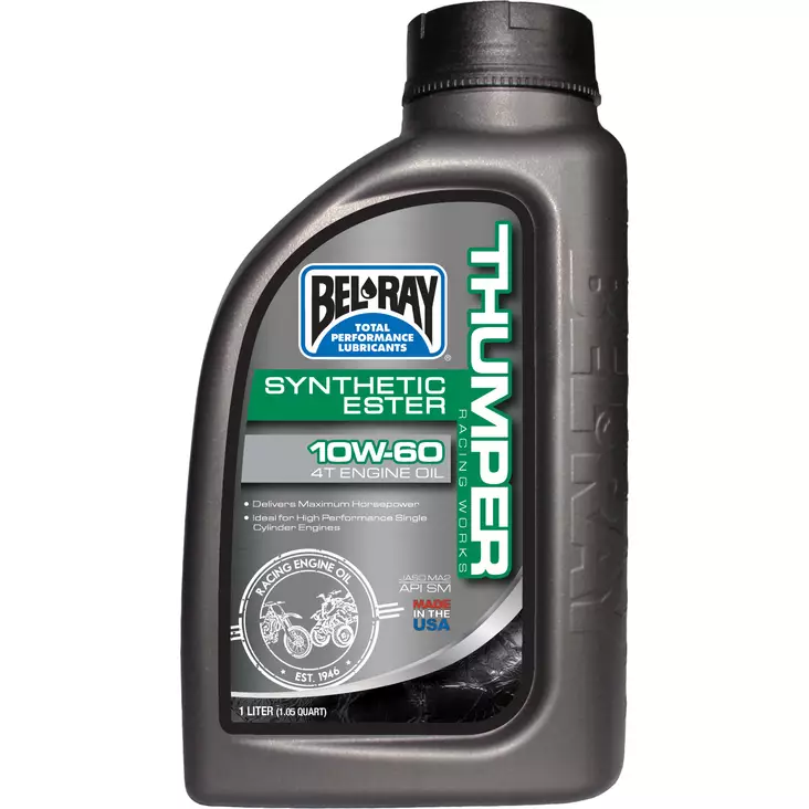Bel-Ray Thumper® Racing Works Synthetic Ester 4T 10W-60 1L - Duell öljyt ja muut nesteet - 62498 - 1