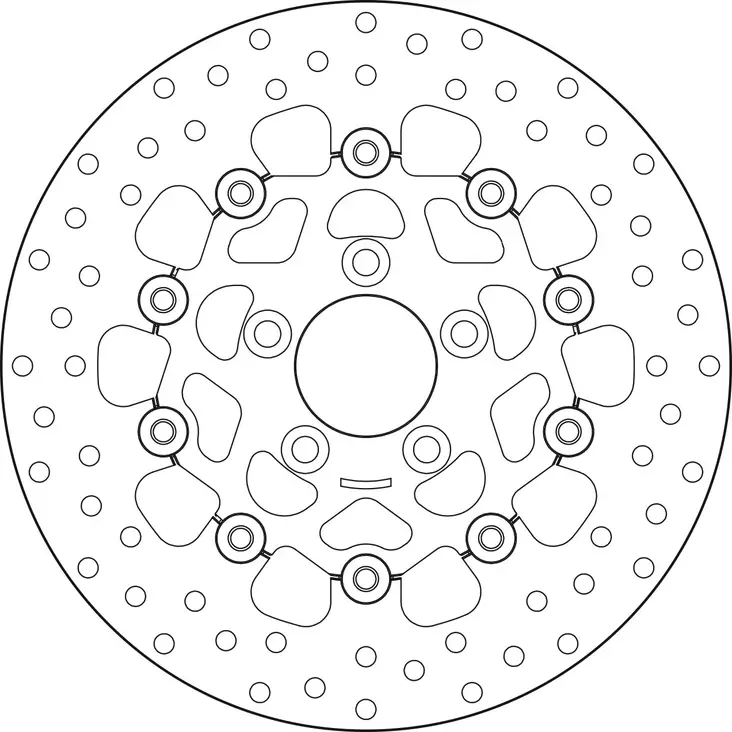 Brembo Serie Oro jarrulevy kelluva - Duell MP varaosat ja tarvikkeet - 121448 - 1