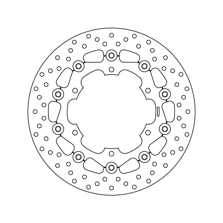 Brembo Serie Oro jarrulevy kelluva - Duell MP varaosat ja tarvikkeet - 121638 - 1