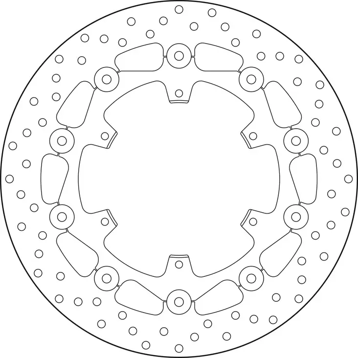 Brembo Serie Oro jarrulevy kelluva - Duell MP varaosat ja tarvikkeet - 121758 - 1
