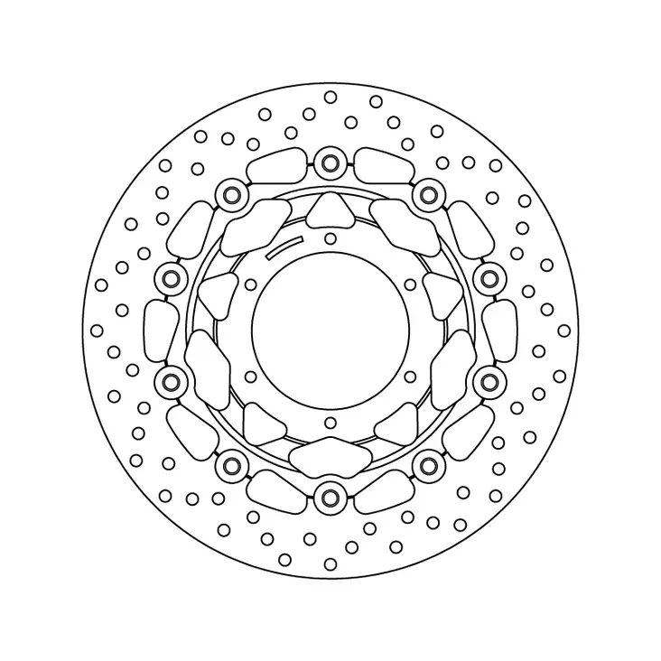Brembo Serie Oro jarrulevy kelluva - Duell MP varaosat ja tarvikkeet - 121778 - 1
