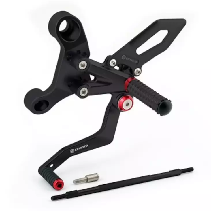 CFMOTO Musta säädeltävä poljinsarja vasemmalle 800NK - Moottoripyörän kahvat ja polkimet - 878 - 1