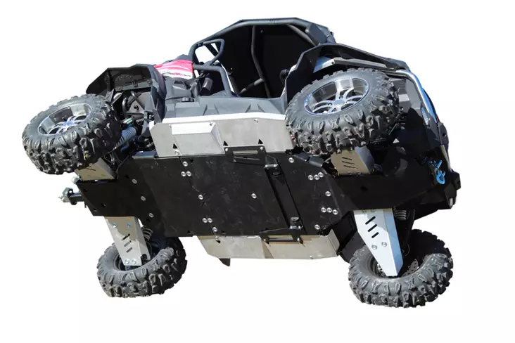 CFMOTO ZFORCE 550 EX/800 EX/1000 Alumiini+Muovi-combo pohjapanssarisarja - CFMOTO Pohjapanssarit - 148 - 1