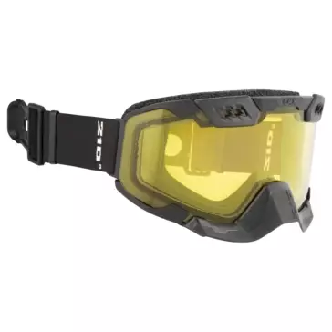 CKX Ajolasit 210° Airflow musta/keltainen linssi - Duell ajovarusteet - 58218 - 1