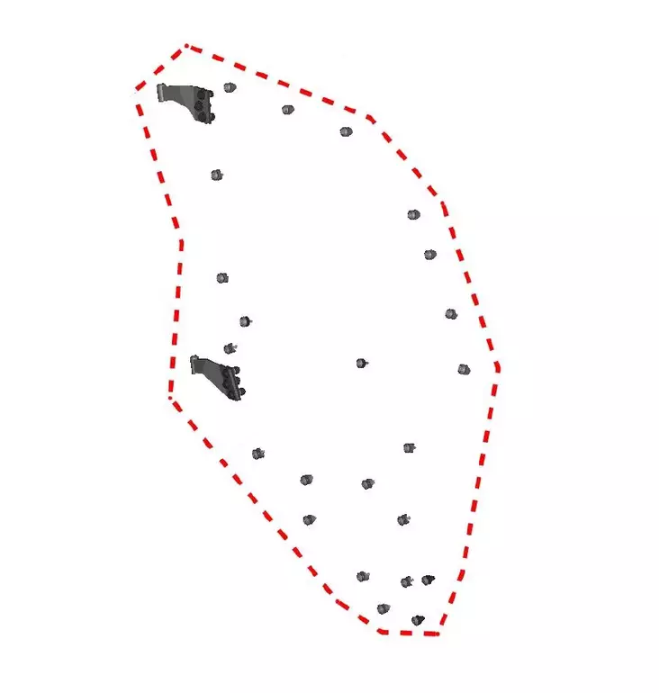DFK Oikea Ovensaranat ja kiinnityssarja Yamaha YXZ 1000 - Duell ATV varaosat ja tarvikkeet - 29708 - 1