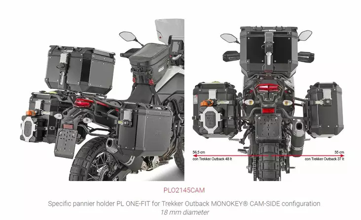 GIVI RAPID RELEASE SIDE CASE HOLDER - Duell MP varaosat ja tarvikkeet - 102258 - 1