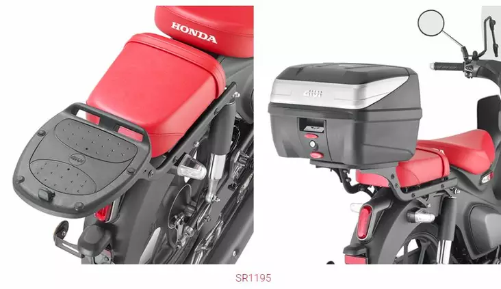 GIVI Specific rear rack Honda Cub 21- for MONOLOCK® top-case - Duell MP varaosat ja tarvikkeet - 102148 - 1