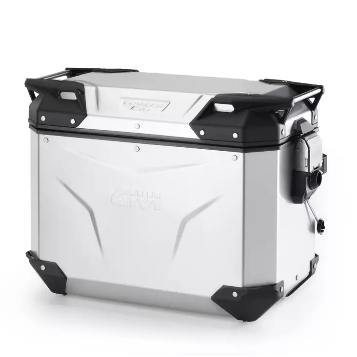 Givi Trekker Outback EVO Anodized Alu side-case Left 44ltr sold without lock - Duell MP varaosat ja tarvikkeet - 104628 - 1