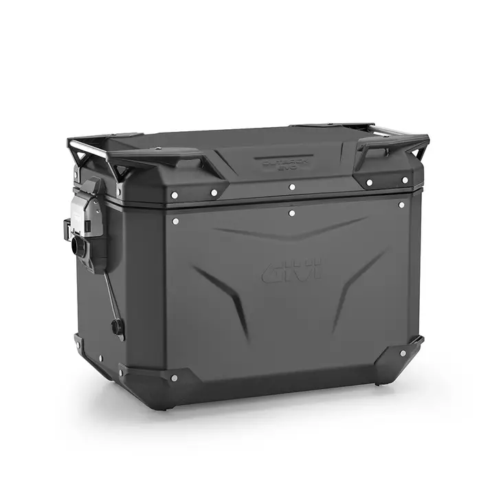 Givi Trekker Outback EVO Black alum. side-case right 48 ltr sold without lock - Duell MP varaosat ja tarvikkeet - 104908 - 1
