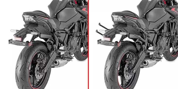 Givi TUB.HOLDER SOFT BAGS KAWA Z650 (20-21) - Duell MP varaosat ja tarvikkeet - 101818 - 1