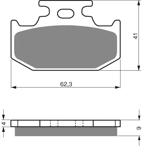 GOLDFREN Jarrupalat 001 Ceramic Carbon K1 - Duell MP varaosat ja tarvikkeet - 69038 - 1
