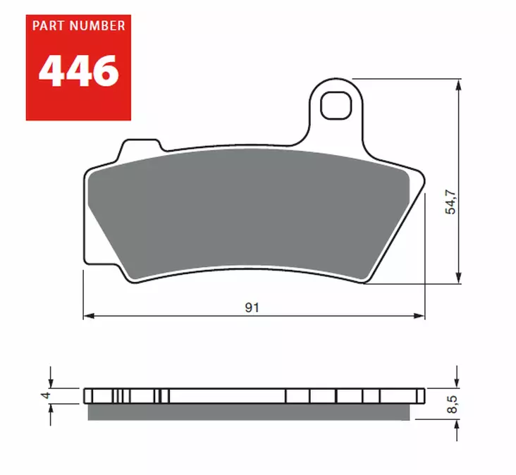 GOLDFREN Jarrupalat 446 Ceramic Carbon S3 - Duell MP varaosat ja tarvikkeet - 67928 - 1