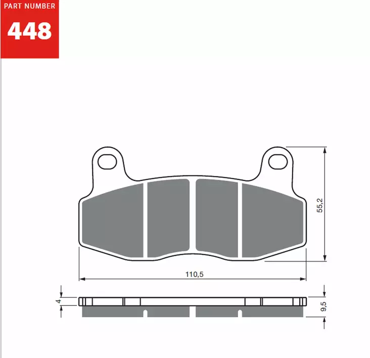 GOLDFREN Jarrupalat 448 Ceramic Carbon S33 - Duell MP varaosat ja tarvikkeet - 68578 - 1