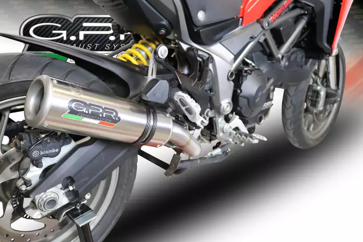 GPR Ducati Multistrada 950 2017/20 e4 EC-Approv. slip-on exhaust catalized M3 T - Duell MP varaosat ja tarvikkeet - 109608 - 1