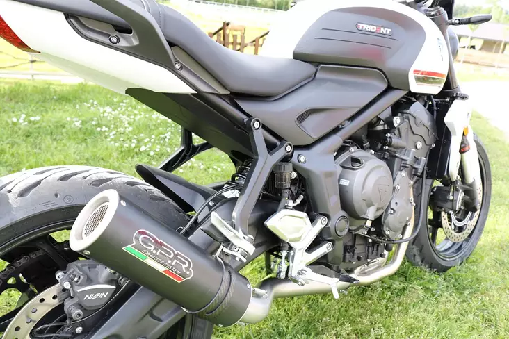 GPR Triumph Trident 660 2021/2022 e5 EC-Approv. full line exhaust catalized M3 - Duell MP varaosat ja tarvikkeet - 108148 - 1