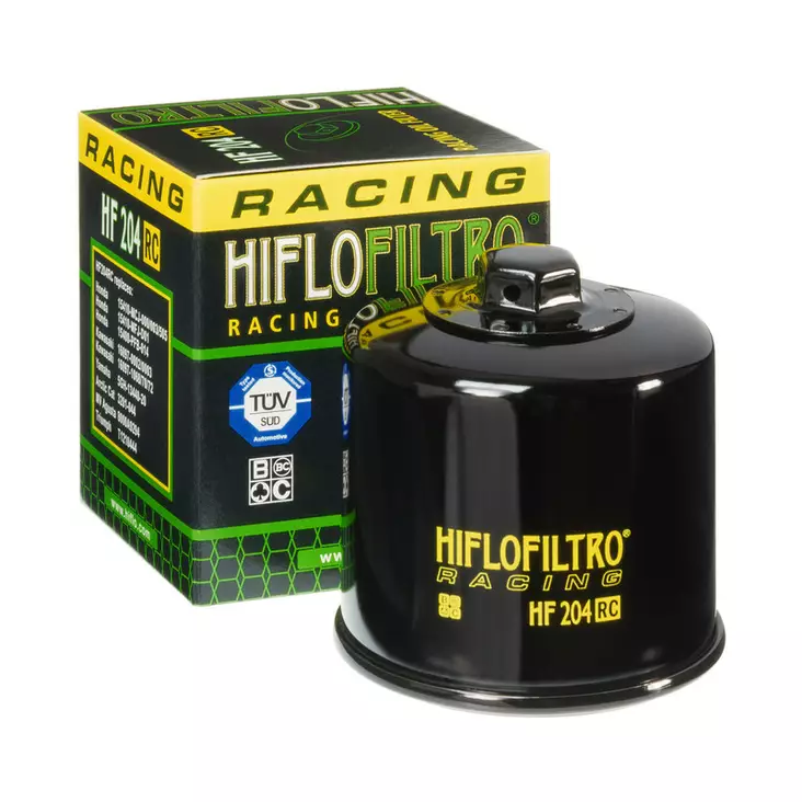 HiFlo öljynsuodatin HF204RC (Racing 17mm) - Duell MP varaosat ja tarvikkeet - 128858 - 1
