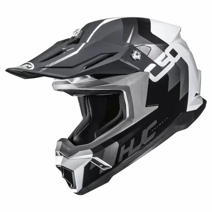 HJC Kypärä C50 Primal Musta/Valkoinen MC5, M - Duell ajovarusteet - 55128 - 1