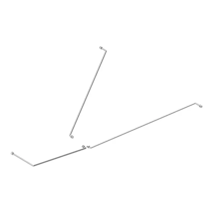 Iron Baltic Lukitustangot etukiinnitteisiin työvälinerunkoihin - Puskulevyjen varaosat - 948 - 1