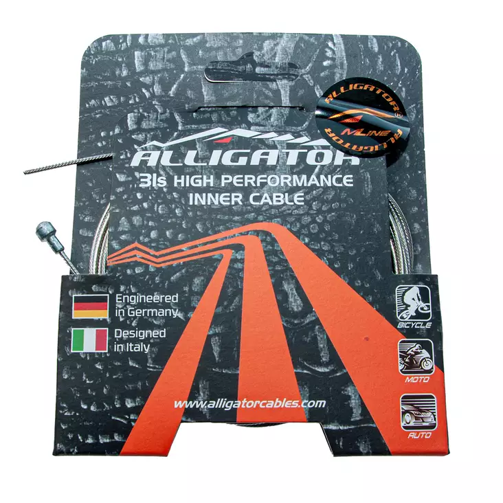 Jarruvaijeri ALLIGATOR Superior Shine Road31- säikeinen 1.5mm x 1700mm. ( RST - Duell polkupyörien varaosat ja tarvikkeet - 54728 - 1