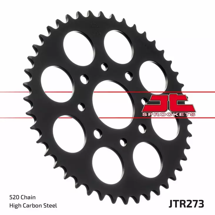 JT Rear Sprocket JTR273.45ZBK - Duell MP varaosat ja tarvikkeet - 117198 - 1