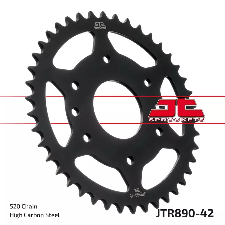 JT Takaratas ZBK - Musta Zinc JTR890.42ZBK - Duell MP varaosat ja tarvikkeet - 117428 - 1