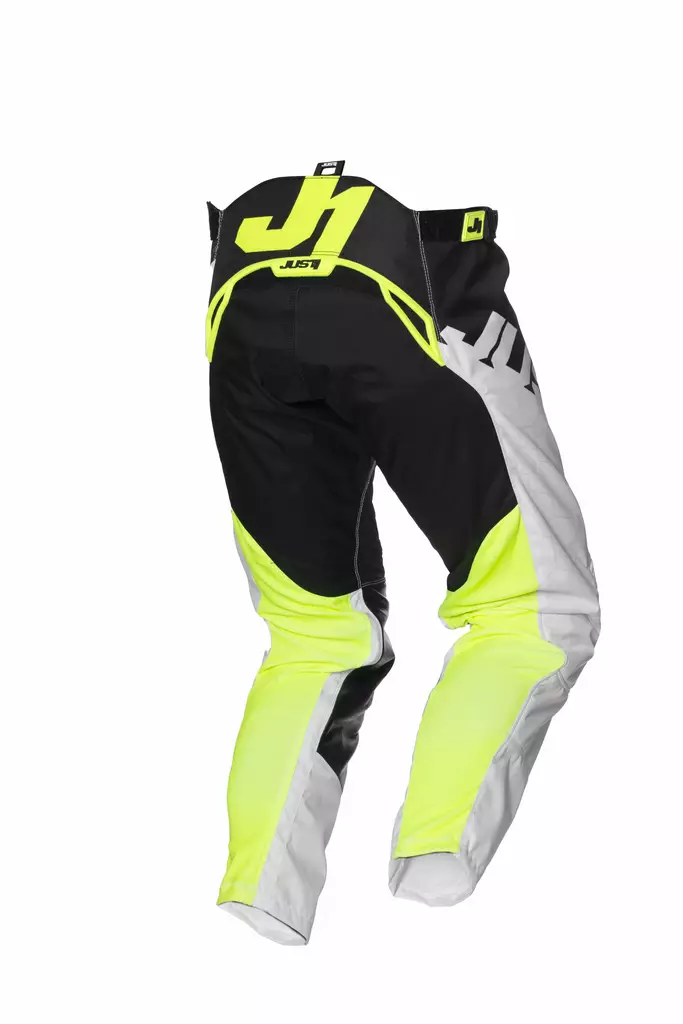 Just1 Housut J-Force Hexa Musta/Valkoinen/Keltainen Fluo, 32 - Duell ajovarusteet - 57718 - 1