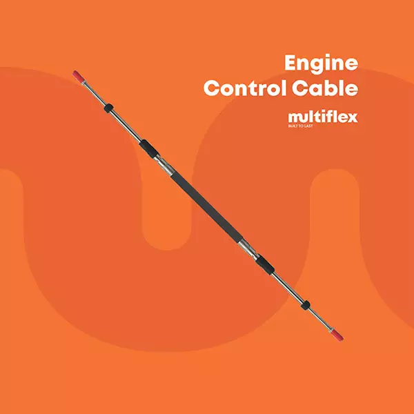 Kaukosäätökaapeli Multiflex 3300 - 10 ft / 305cm - Duell venetarvikkeet - 66738 - 1