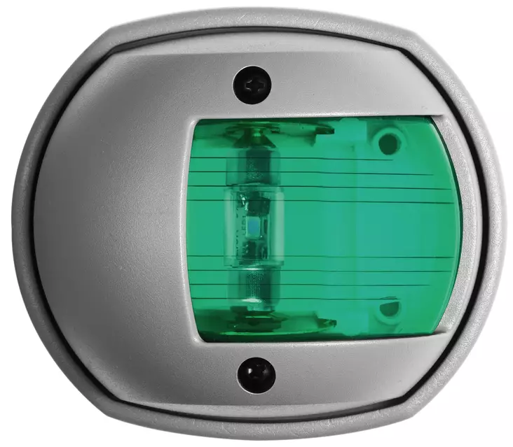 Kulkuvalo LED Compact 12 harmaa - vihreä - Duell venetarvikkeet - 7328 - 1