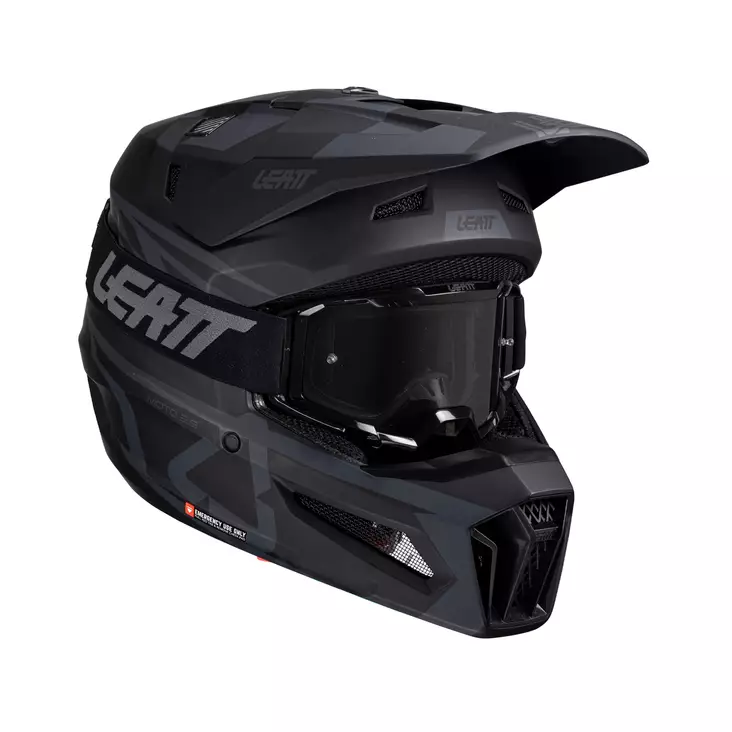Leatt Helmet Kit Moto 3.5 V25 Stealth, M 57-58cm - Duell ajovarusteet - 45348 - 1