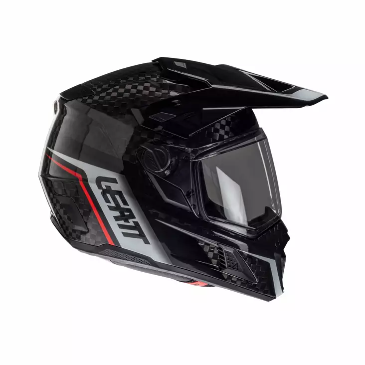 Leatt Kypärä + Ajolasit ADV 9.5 XXL 63-64cm Carbon Musta - Duell ajovarusteet - 45618 - 1
