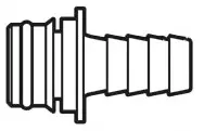 Liitin suoraØ 14mm - Duell venetarvikkeet - 6458 - 1