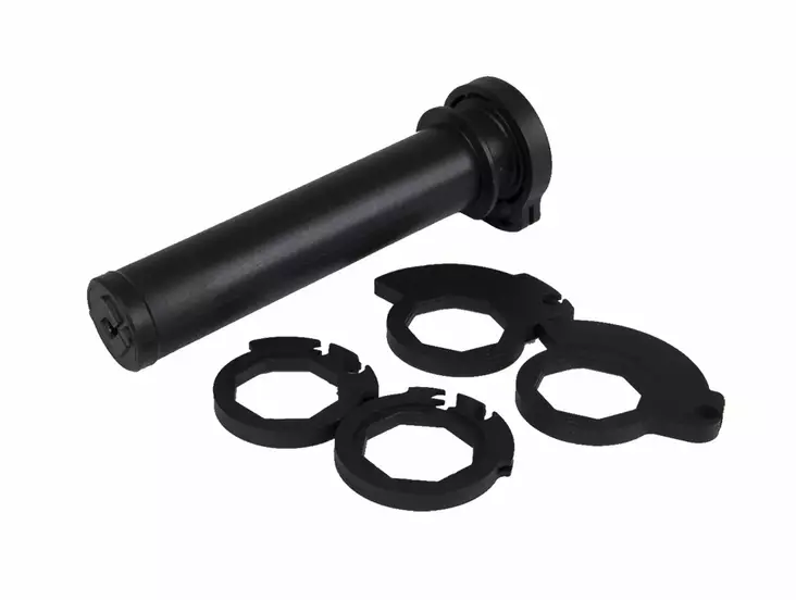 ODI Fusion OE RPLC Throttle Tube MX 7/8" BLACK Injection Molded Plastic - Duell MP varaosat ja tarvikkeet - 53178 - 1