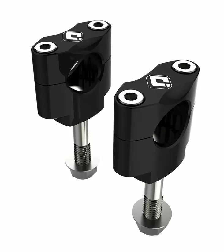 ODI MX BAR MOUNTS-OVERSIZED 1-1/8" (Drop-In Style) Shot Peened BLACK - Duell MP varaosat ja tarvikkeet - 53568 - 1