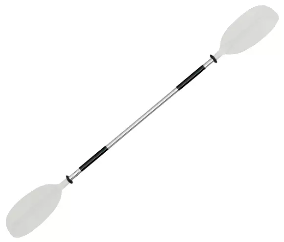 OS KAYAK PADDLE 1 PCE - ASYMMETRIC BLADES 2170mm WHITE - Duell venetarvikkeet - 132618 - 1