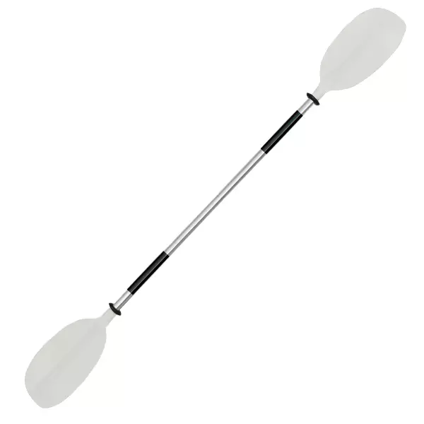 OS KAYAK PADDLE 2 PCE - ASYMMETRIC BLADES 2170mm WHITE - Duell venetarvikkeet - 132868 - 1