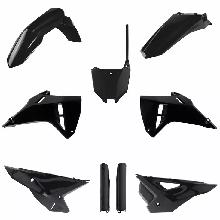 Polisport Full Kit CRF450R 25-.. CRF250R 25-.. Black (1) - Duell MP varaosat ja tarvikkeet - 129398 - 1