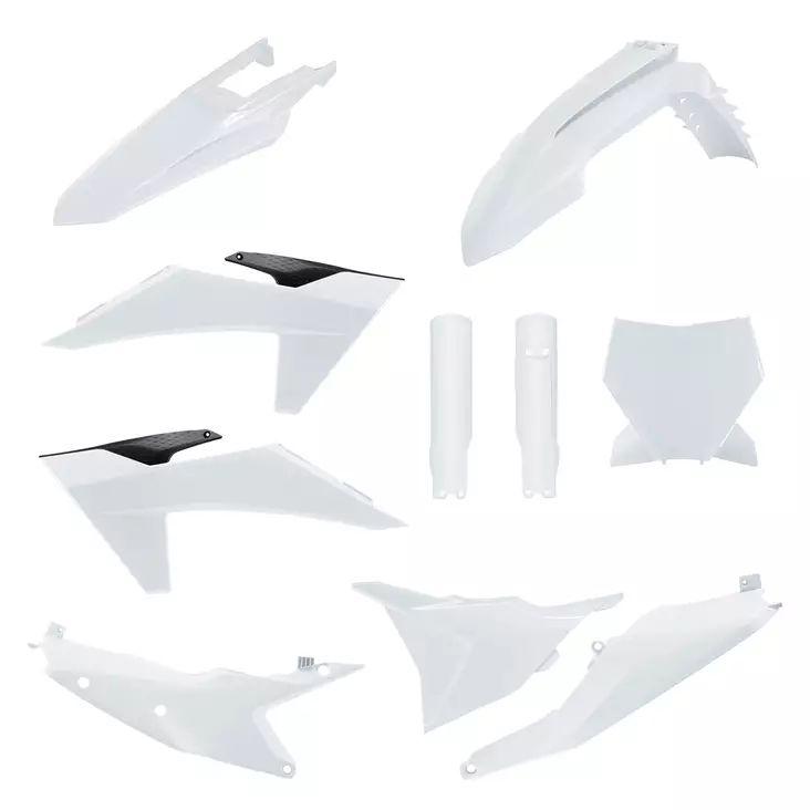 Polisport Full Plastic kit SX/SX-F 23-24 White - Duell MP varaosat ja tarvikkeet - 129298 - 1
