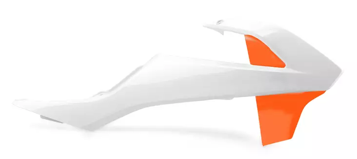 Polisport Radiator Scoop KTM SX65 (16-23) OEM 2019 white ktm/orange ktm (5) - Duell MP varaosat ja tarvikkeet - 130428 - 1
