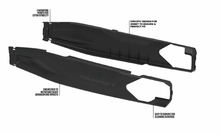 Polisport Swingarm Protectors Evo CFMOTO 450MT 24-.. Black - Duell MP varaosat ja tarvikkeet - 128308 - 1