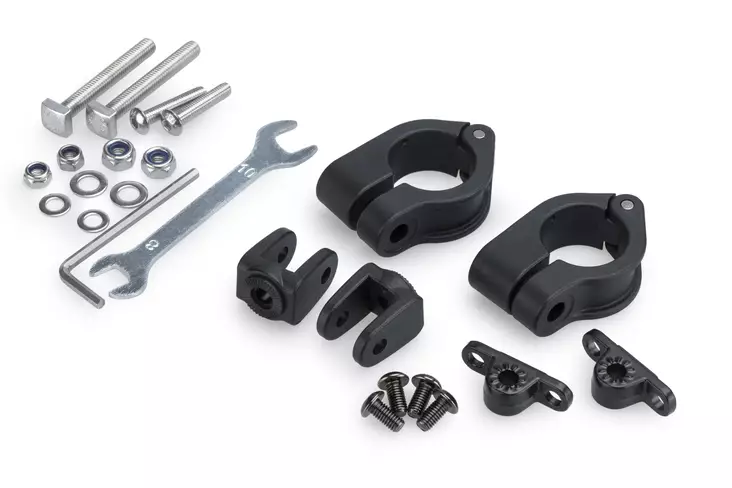 Puig Clamp Set Beam 3.0. 25.5Mm C/Black - Duell MP varaosat ja tarvikkeet - 96148 - 1