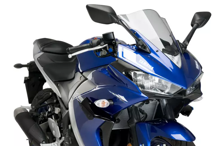 Puig Downforce Sport Side Spoilers Yamaha Yzf-R3 15'-18' C/Black - Duell MP varaosat ja tarvikkeet - 95088 - 1