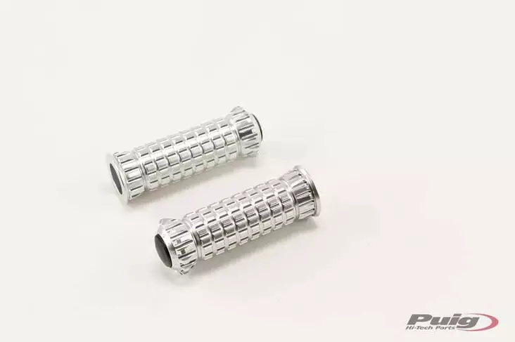 Puig Footpegs R-Fighter Piloto Rig/Left C/Silver - Duell MP varaosat ja tarvikkeet - 90288 - 1