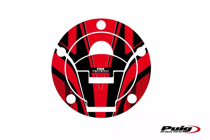 Puig Fuel Cap Cover Radical Ducati C/Red - Duell MP varaosat ja tarvikkeet - 92568 - 1